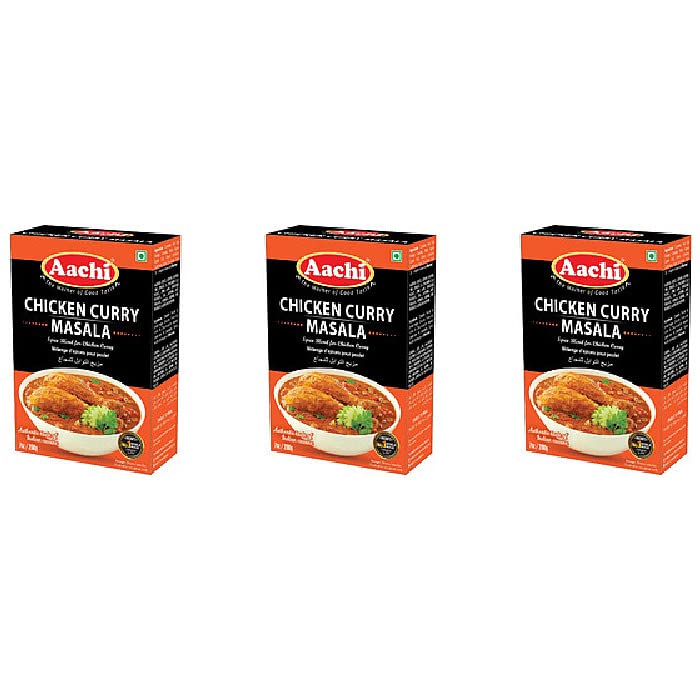 Pack Of 3 - Aachi Chicken Curry Masala - 200 Gm