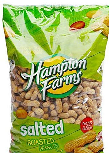 Hampton Farms Salted Roasted Peanuts- 1 lb