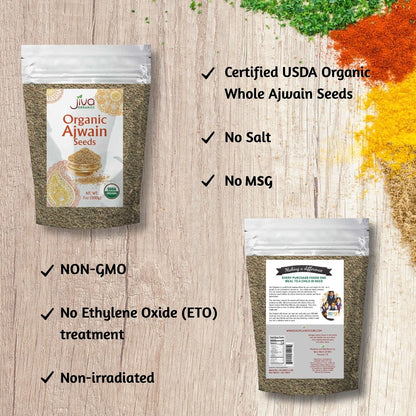 Jiva Organic Ajwain Seeds 7 Oz