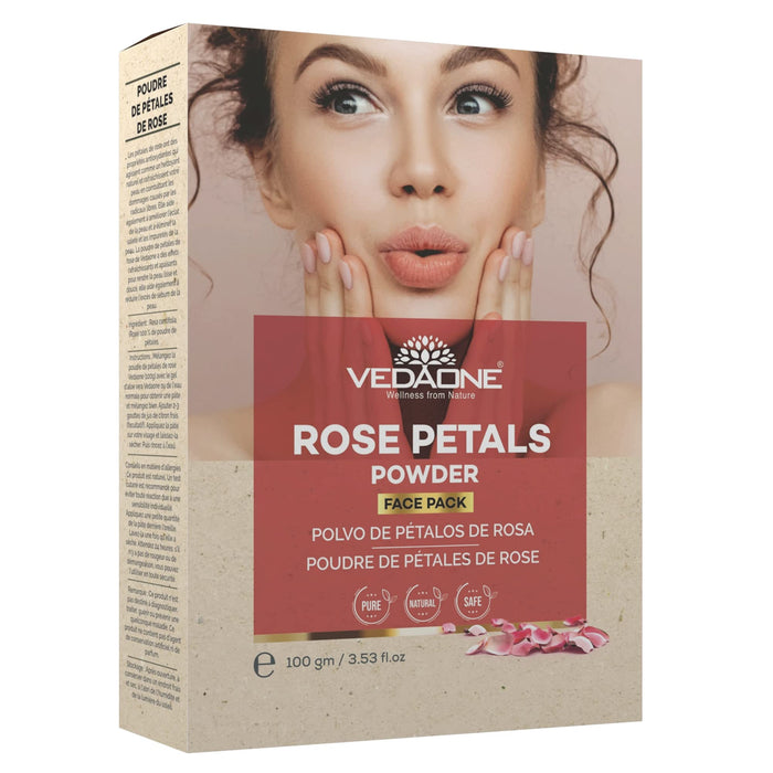 Vedaone Rose Petals Face Pack Powder 100gm