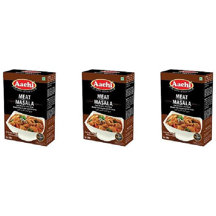 Pack Of 3 - Aachi Meat Masala - 200 Gm