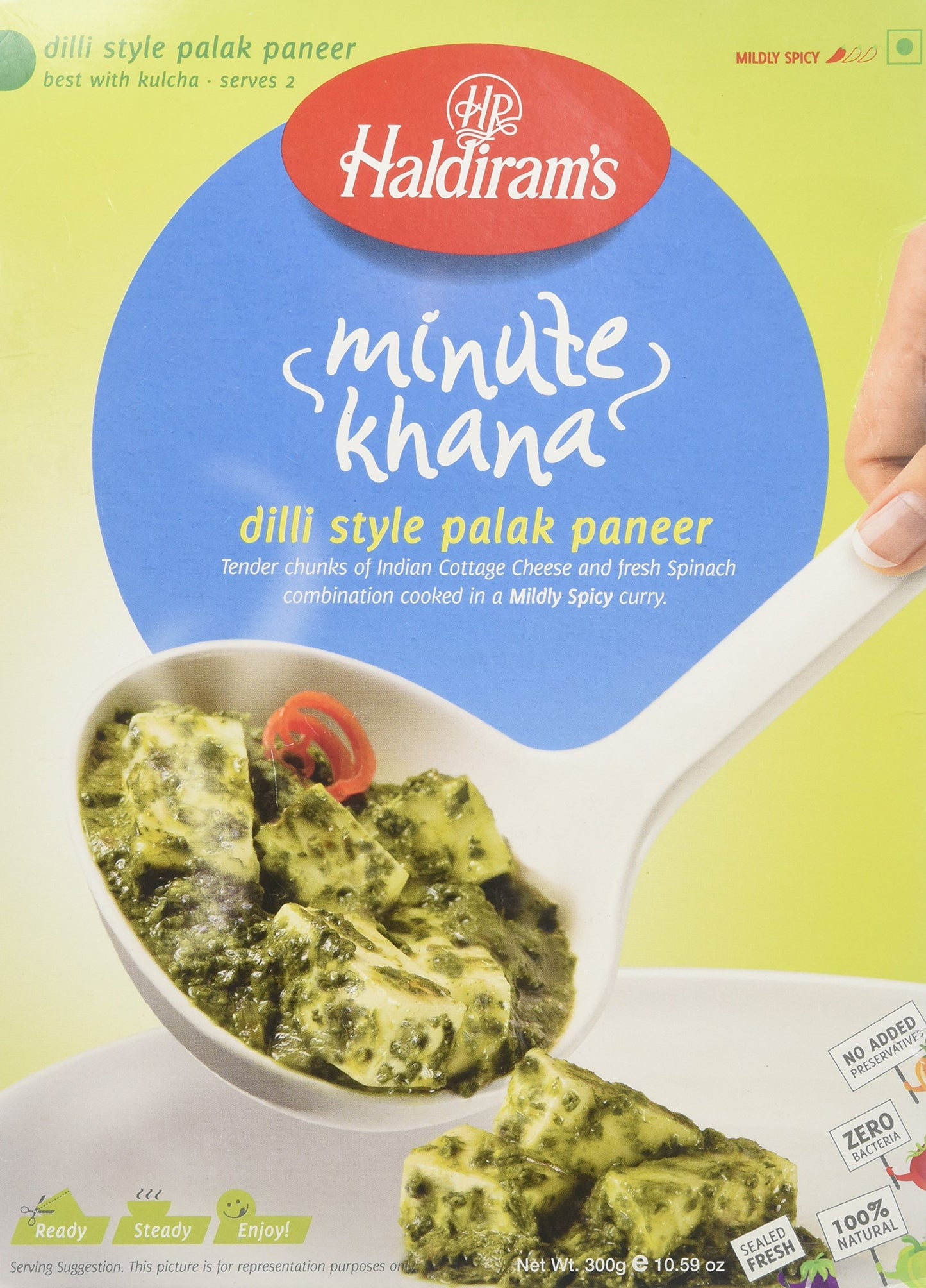 Haldiram's Minute Khana- Palak Paneer 300 gms