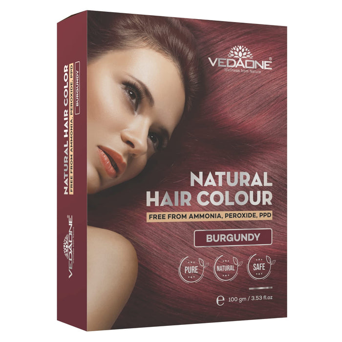 Vedaone Natural Burgundy Hair Color 100gm
