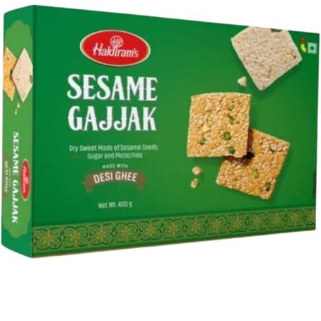 Haldiram's Desi Ghee Sesame Gajjak - 400 GM (14.10 Oz) [FS]