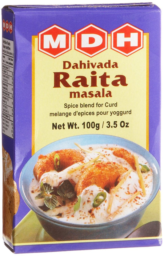 MDH Dahivada Raita Masala (Spice Blend), 3.5-Ounce Boxes (Pack of 10)