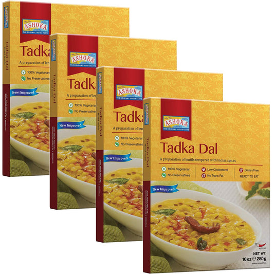 Ashoka Tadka Dal- Lentils with Seasonings 10oz (Pack of 4)