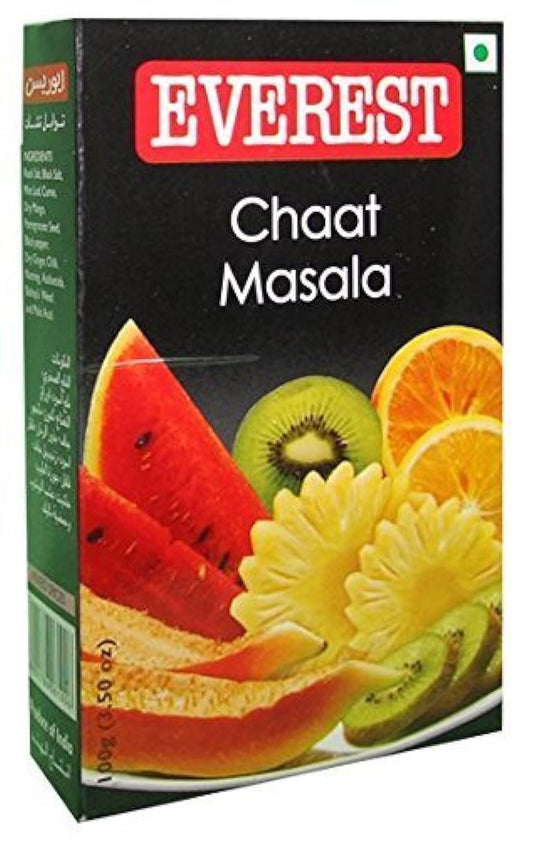 Everest Chaat Masala Used to Sprinkle on Salads, Sandwiches, Fresh Fruits, Finger Chips, Snacks and More (100 Gms)