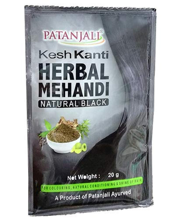 Patanjali Kesh Kanti Herbal Mehandi(Natural Black) 20gm