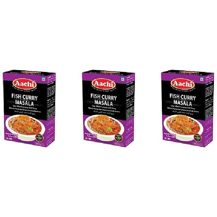 Pack Of 3 - Aachi Fish Curry Masala - 200 Gm