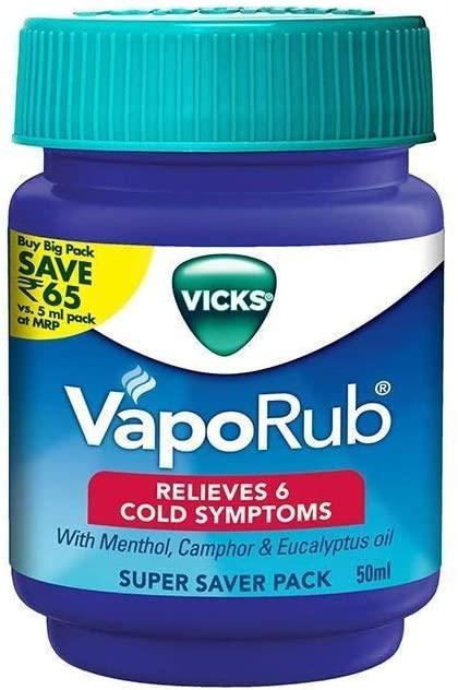 Vicks 50ml Vaporub Balm Ointment