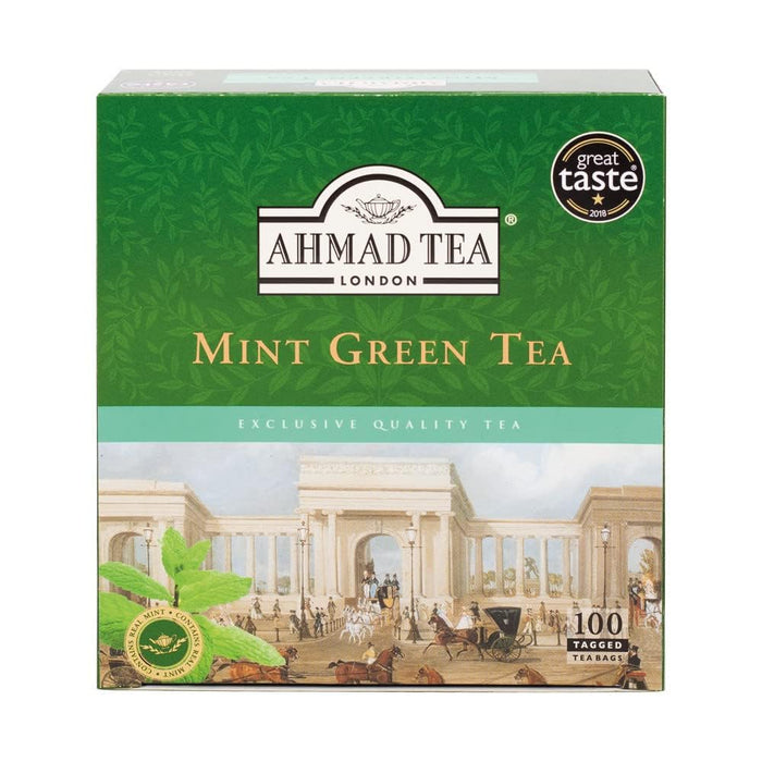 Ahmad Mint Green Tea 100 tea bags