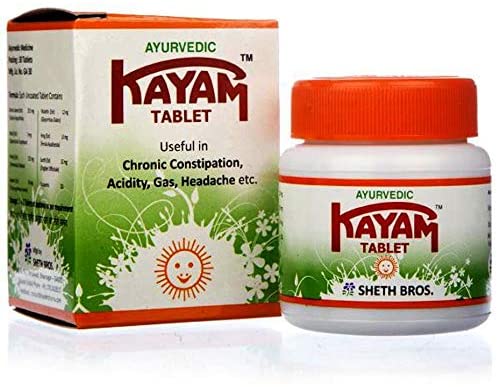 Kayam Churan Tablet For Chronic Constipation AcidityGas30 Tablets