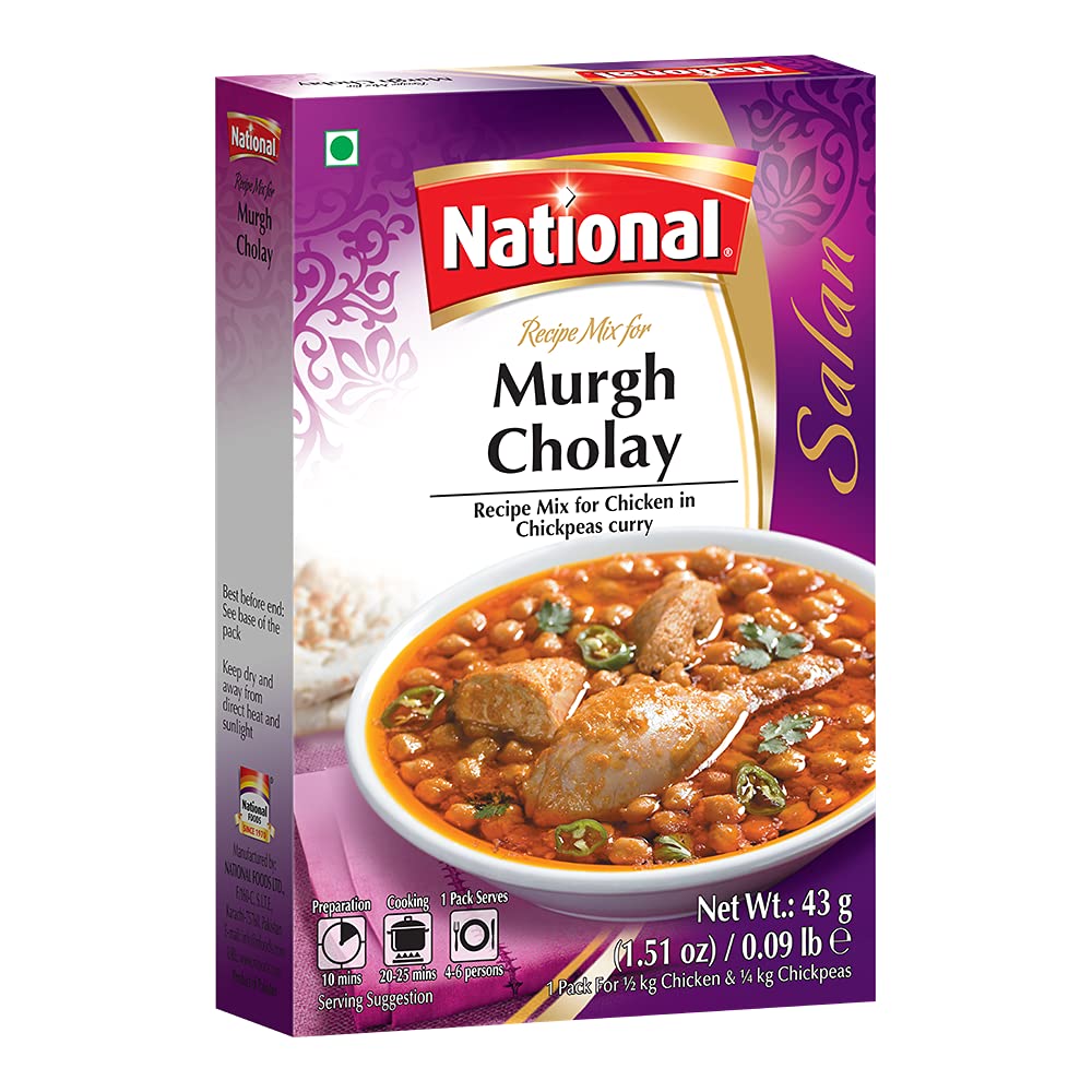 National Murgh Chholey Masala 50 gms - MDH Masala