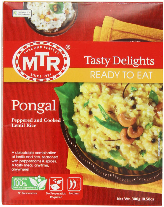 MTR Pongal, 10.5-Ounce Boxes (Pack of 10)