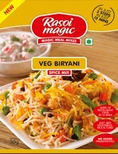 Rasoi Magic Veg Biryani - 50 Gms, Yellow