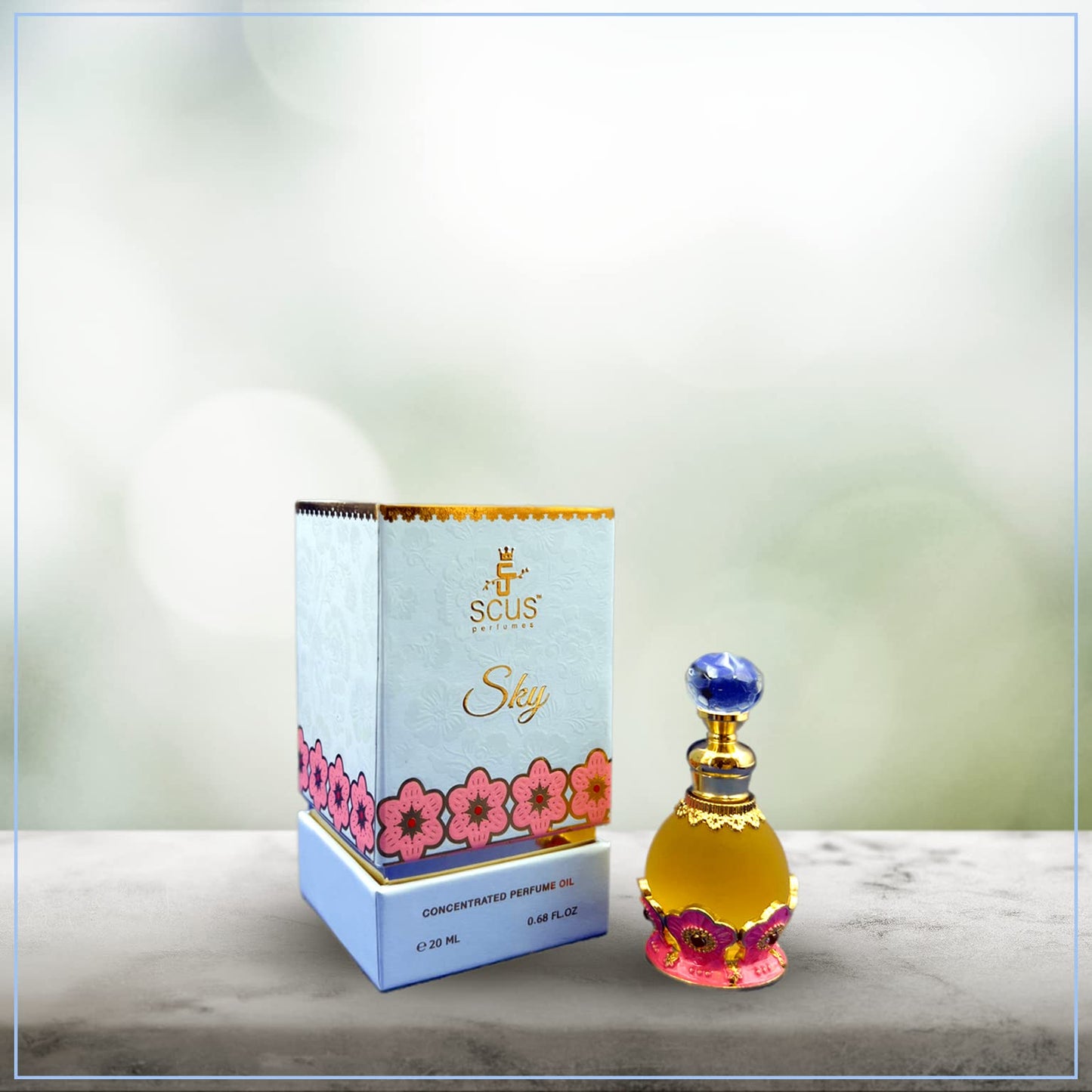 SKY 20 ML Concentrated Fragrance (0.68 fl. Oz) - by SCUS Perfumes - Bath & Shower