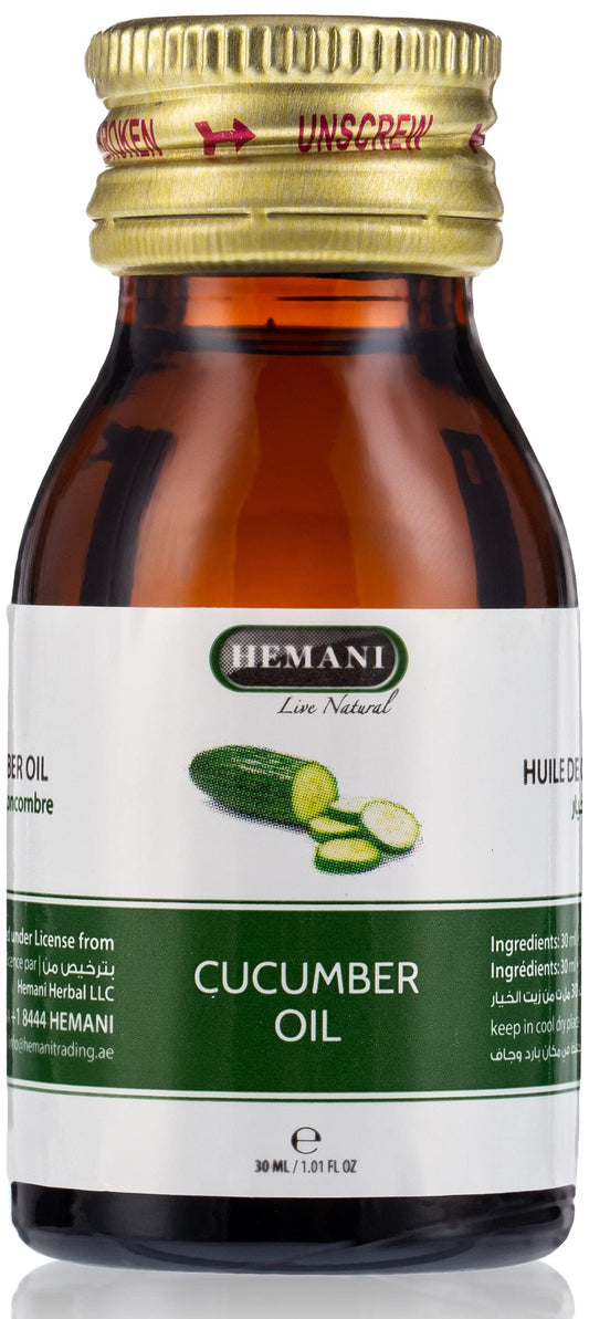 Hemani Cucumber 100% Natural Cold Pressed Halal Essential Oil - 30ml