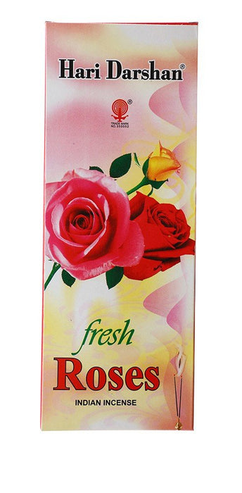 Hari Darshan Rose Incense Sticks 18g x 6 pack