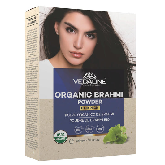 Vedaone Organic Brahmi Hair Powder 100gm