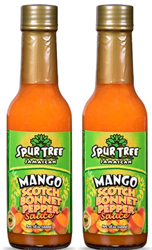 Spur Tree Jamaican Mango Scotch Bonnet Pepper Sauce 5 oz ( 2 pack)
