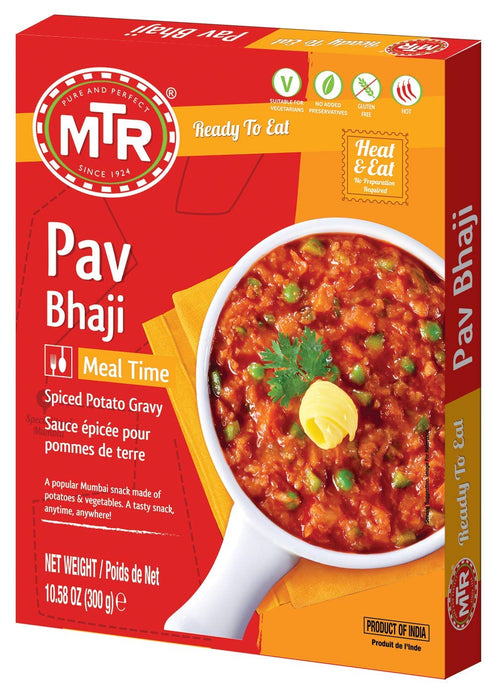 MTR Ready To Eat Pav Bhaji Pack Of 10 (300 Gm Each)