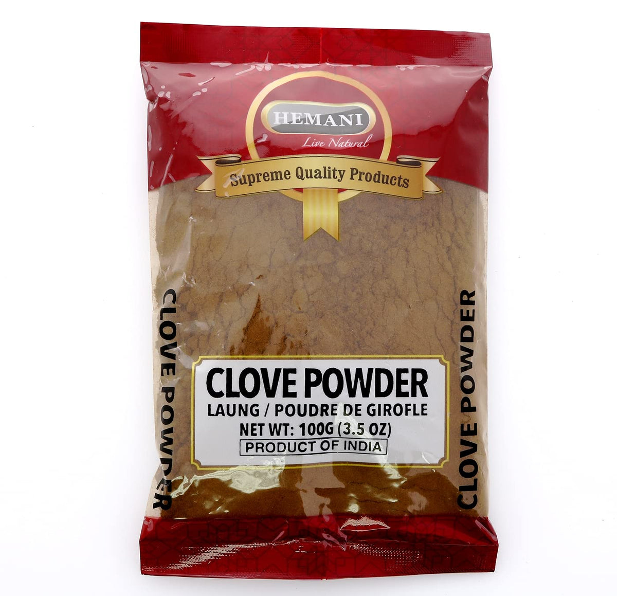 Hemani Clove Powder - 100g (3.5 OZ) - No Color Added - 100% Natural - Supreme Quality - Gluten Free Ingredients - NON-GMO - Vegan - No Salt or fillers