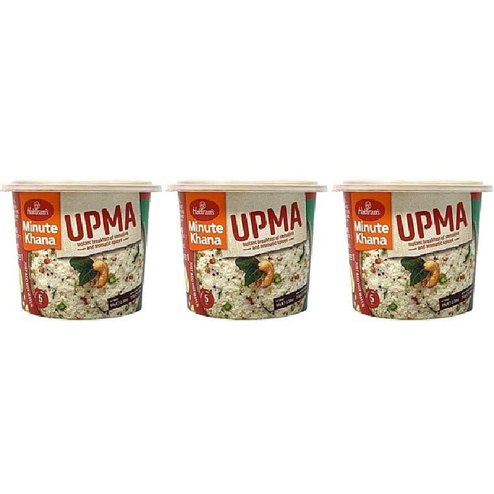 Pack Of 3 - Haldiram's Minute Khana Upma - 68 Gm