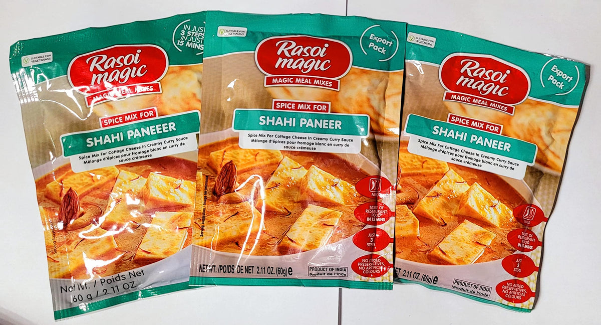 Rasoi Magic Shahi Paneer Spice Mix 55Gm (Pack Of 3)