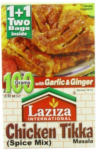 Laziza Chicken Tikka Masala, 100-Gram Boxes (Pack of 6) by Laziza