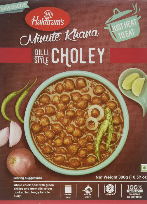 Haldiram's Minute Khana- Chholey Dilli Style 300 gms