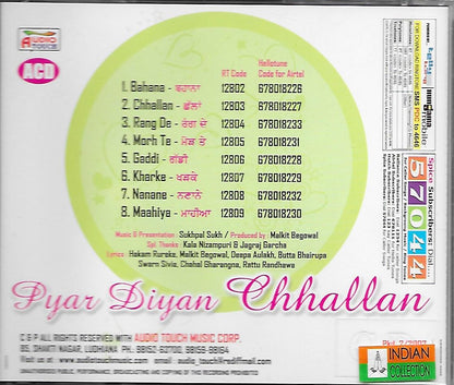 Pyar Diyan Chhallan [Audio CD]