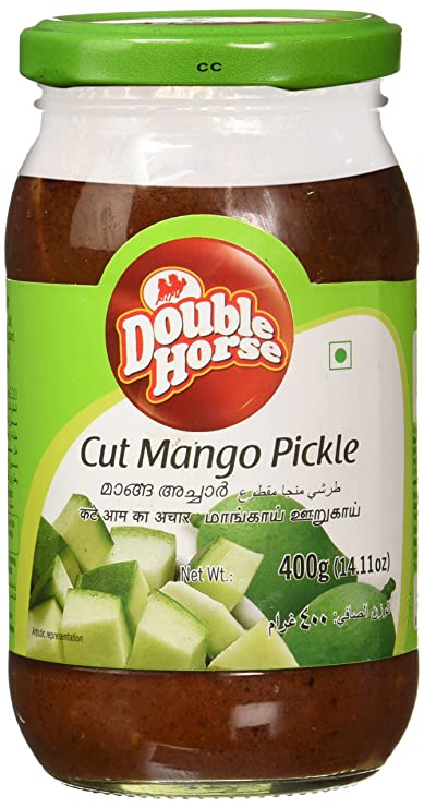 Double Horse Cut Mango Pickle 400 gm