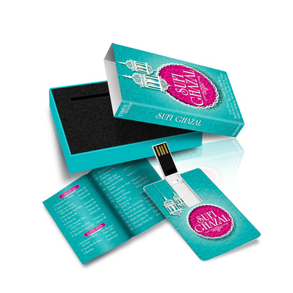 Music Card: Sufi & Ghazal (175 TRACKS) (320 Kbps MP3 Audio) USB Memory Stick [USB Memory Stick]