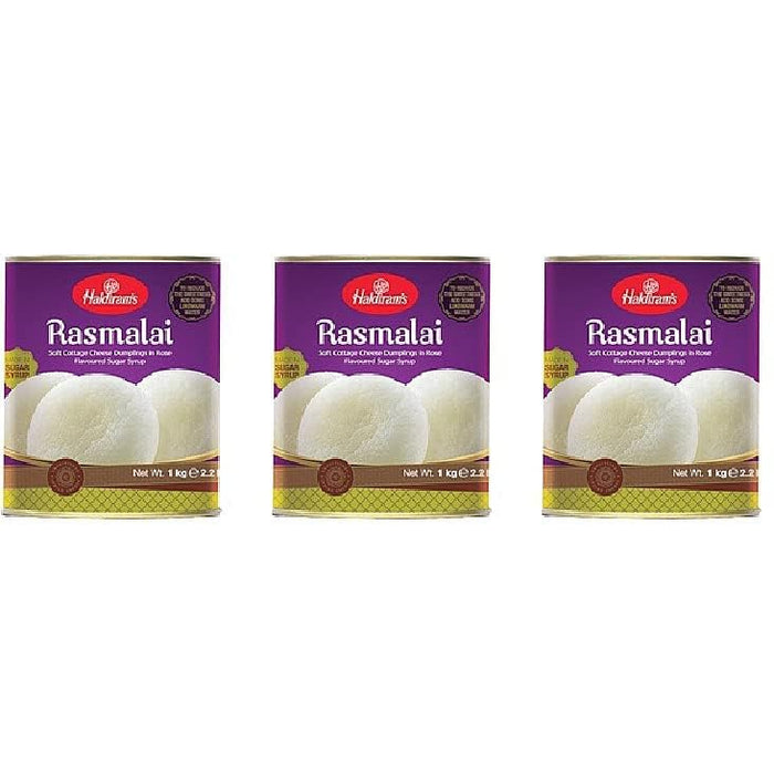 Pack Of 3 - Haldiram's Rasmalai - 1 Kg