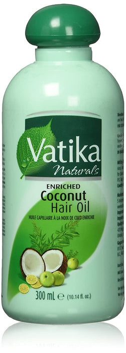 Dabur Vatika Coconut Enriched Hair Oil  300ml - Mahaekart LLC