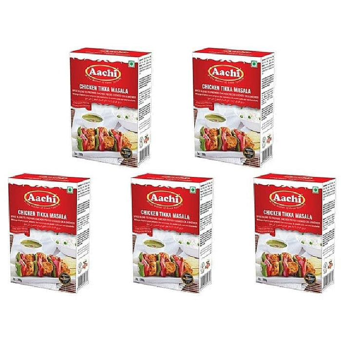 Pack Of 5 - Aachi Chicken Tikka Masala - 200 Gm