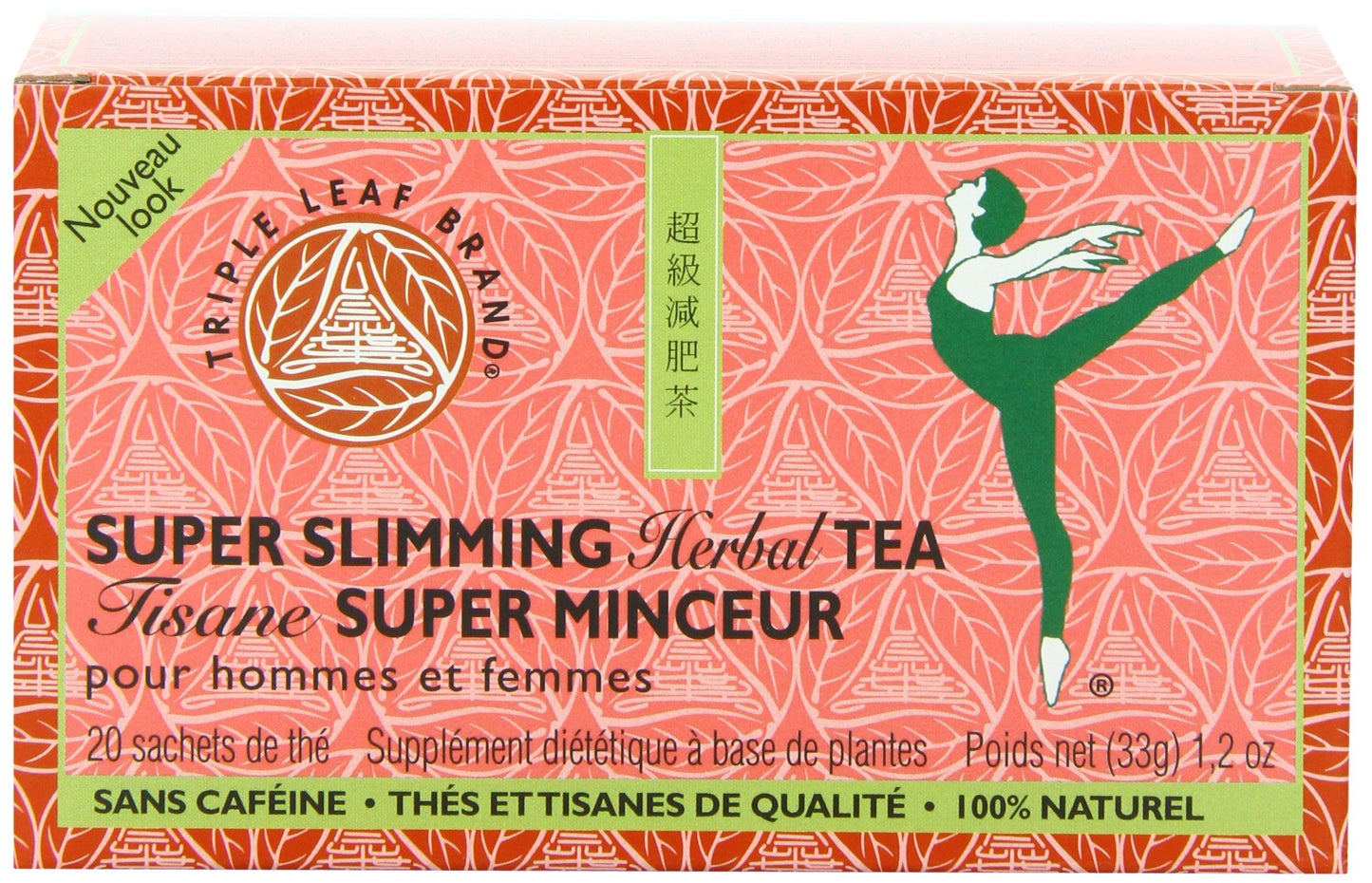 Triple Leaf Brand Super Slimming Herbal Tea, 20-Count