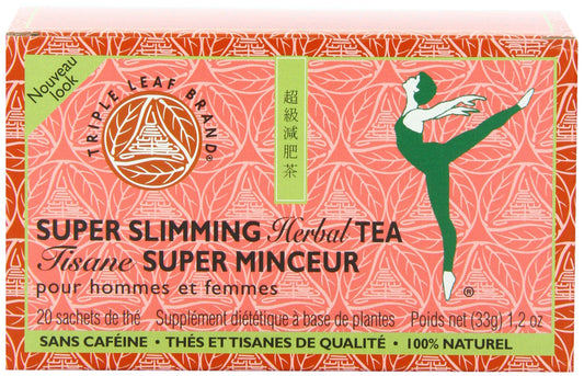 Triple Leaf Brand Super Slimming Herbal Tea, 20-Count