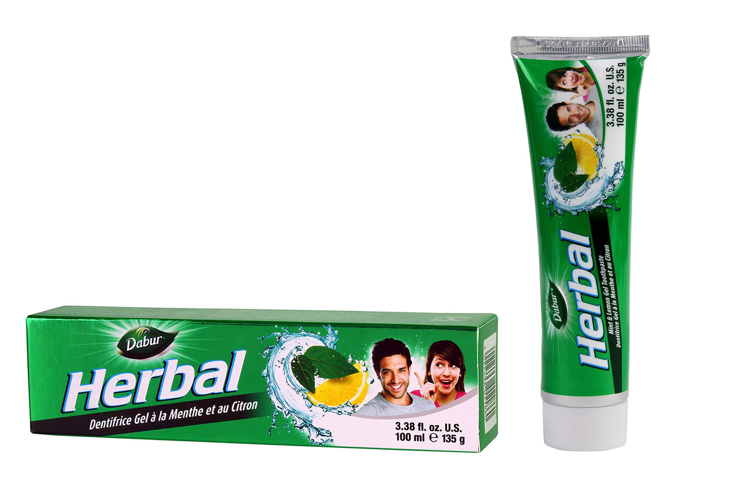Dabur Herbal Mint and Lemon Gel Toothpaste