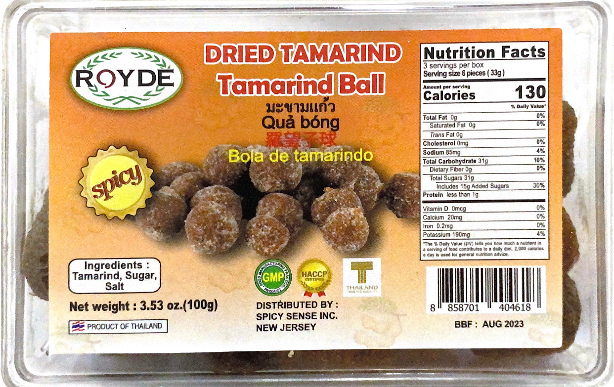 Royde Dried Tamarind Ball (Original).
