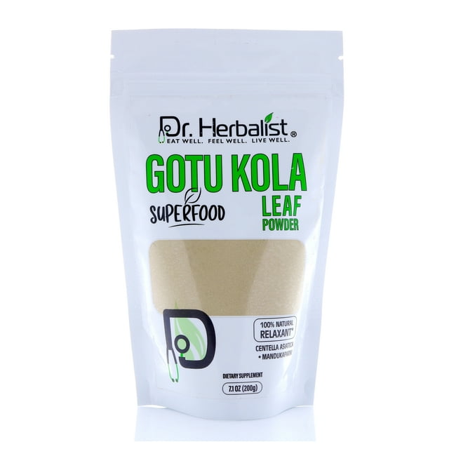 Dr Herbalist Natural Gotu Kola Powder I Centella Asiatica I Mandukaparni I 200gm
