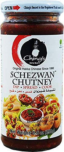 Ching's Secret Schezwan Chutney - Chutney You Can Dip In, Spread or Cook with - 8.8oz. 250g