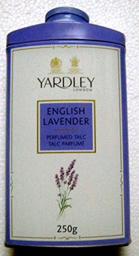 Yardley London English LavenderPerfumed Talc Talcum Powder - 250 g. 8.8 oz, Deodorizing Talc by Yardley