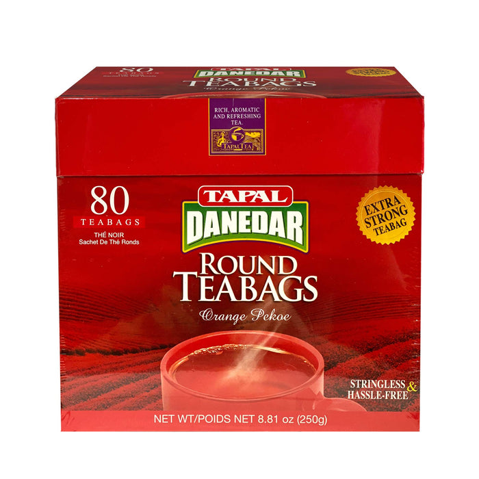 Tapal Danedar Black Tea Round Teabags 80 round teabags