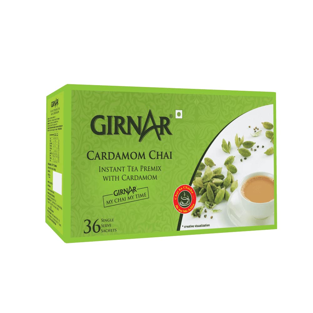 Girnar Instant Tea Premix with Cardamom 36 Sachets