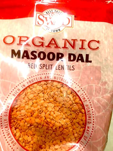 Swad Organic Masoor (split Red Lentil) Dal 2 lbs