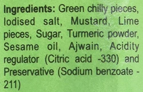 Buy Green Chilli Pickle