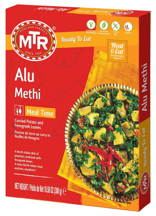 MTR Ready To Eat Alu Methi Pack Of 10 (300 Gm Each)