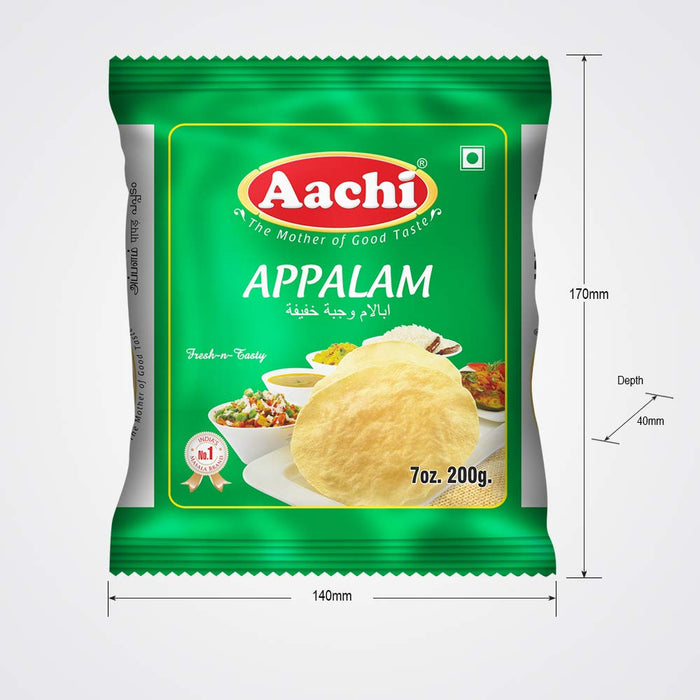 Aachi Madras Fryums 200 gms