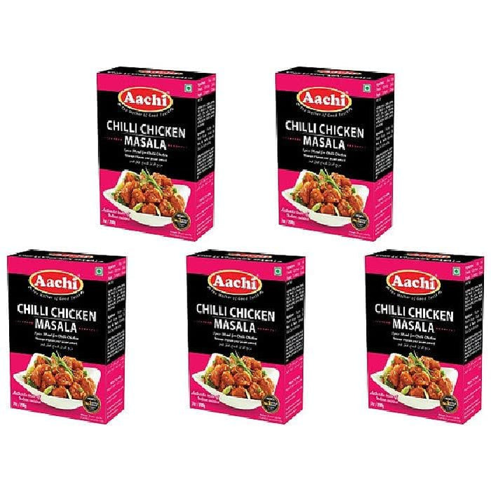 Pack Of 5 - Aachi Chilli Chicken Masala - 200 Gm